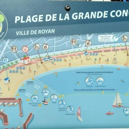 Maison-ville, Plages, Commerces, Parc A Pied, Wifi, Stationnement Gratuit A 펜션 *