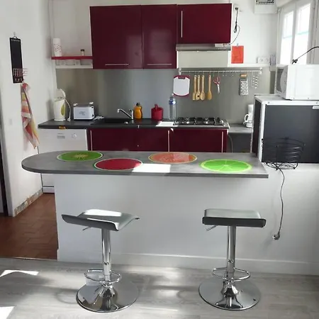펜션 Maison-ville, Plages, Commerces, Parc A Pied, Wifi, Stationnement Gratuit A 보-쉬르-메르