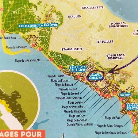 Holiday home Maison-ville, Plages, Commerces, Parc A Pied, Wifi, Stationnement Gratuit A Vaux-sur-Mer